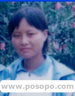 广东陈惠玲(离家出走),身高约16米右边眼下皮有颗痣