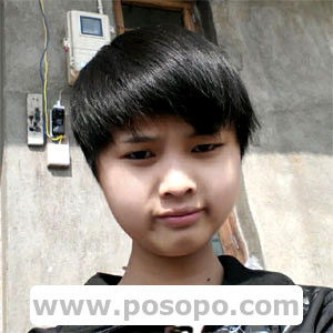 湖南陈婷(不明失踪),样貌清秀留这一个非常犀利的短黑